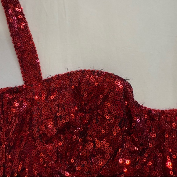 Dolce & Gabbana Red Sequin Balconette Bra - Picture 8 of 17